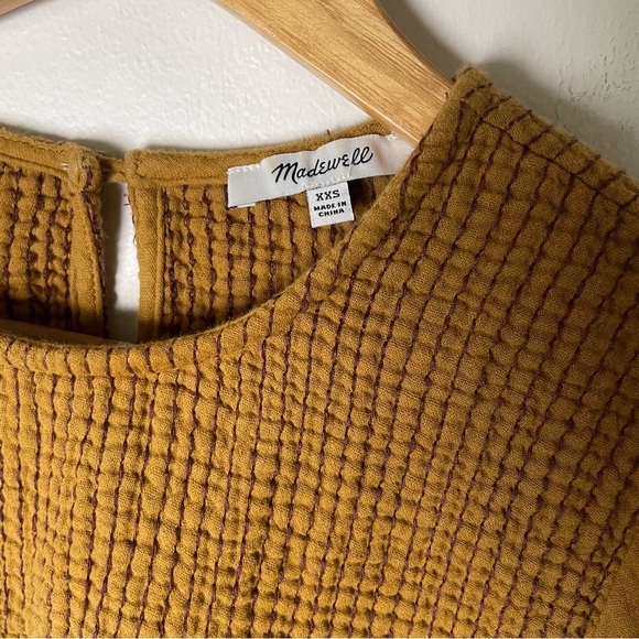 Madewell Smocked Swing Top Size XXS - Picture 6 of 6